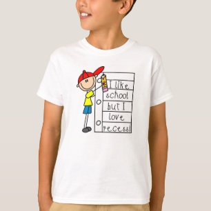 T-shirt Comme le renfoncement d'amour d'école