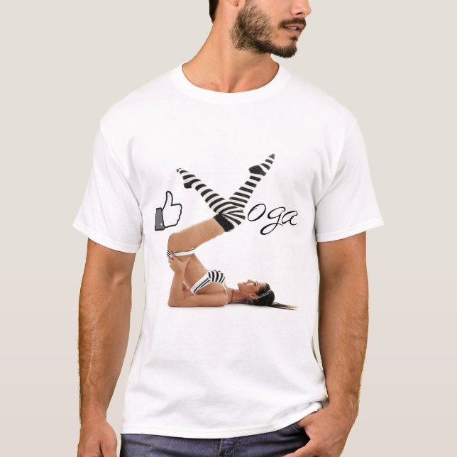 T-shirt Comme le yoga (Devant)
