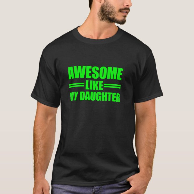 T-shirt Comme Ma Fille (Devant)
