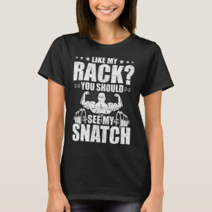 T-shirt Comme Mon Rack, Vous Devriez Voir Mon Bodybuilding