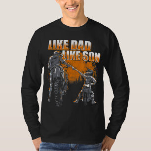 T-shirt Comme Papa Like Son - Motocross & Dirt Bike