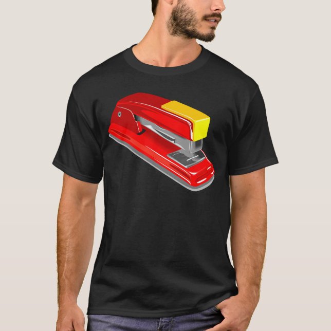 T-shirt Comme Staplers Stapler Enseignant Bureau S (Devant)