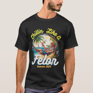 T-shirt Comme un Trump d'été à Felon 2024