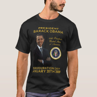 T-shirt commémoratif de jour d'inauguration