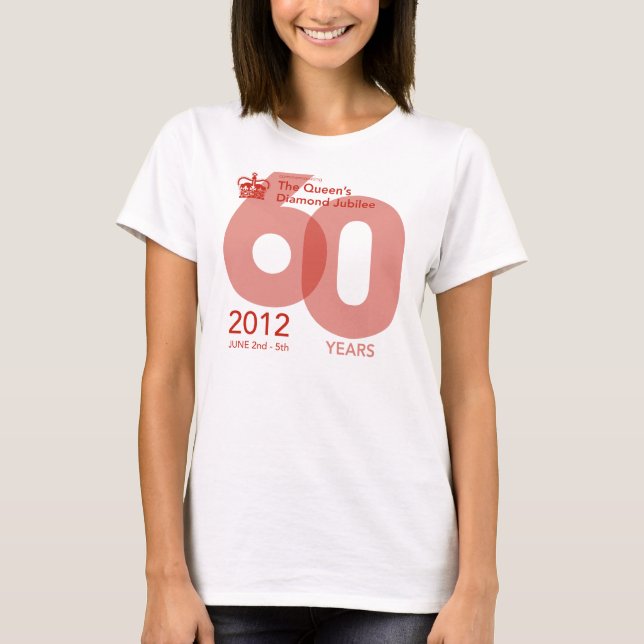 T-shirt commémoratif Jubilé de diamant [Bloc] (Devant)