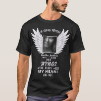 T-shirt commémoratif photo et ailes-anges