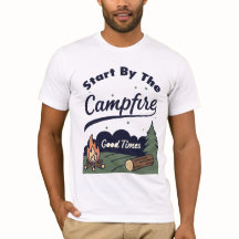Commencez par le feu de camp Bon temps