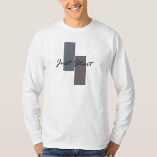 T-shirt Commencez simplement une citation inspirante