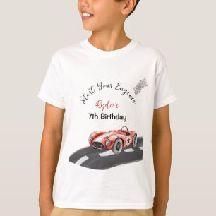 T-shirt Commencez Votre Moteur Anniversaire Tout Âge