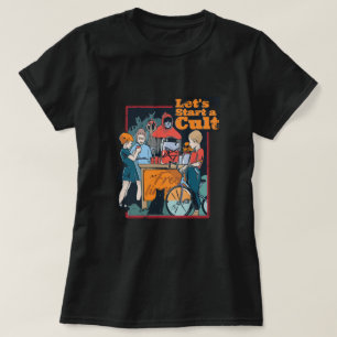 T-shirt Commençons un culte Éffrayant d'Halloween femmes