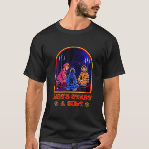 T-shirt Commençons un culte Vintage