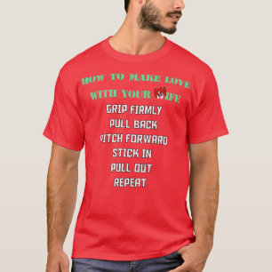 T-shirt Comment faire l'amour avec votre couteau 1 1