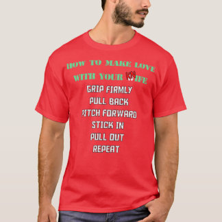 T-shirt Comment faire l'amour avec votre couteau 1 1