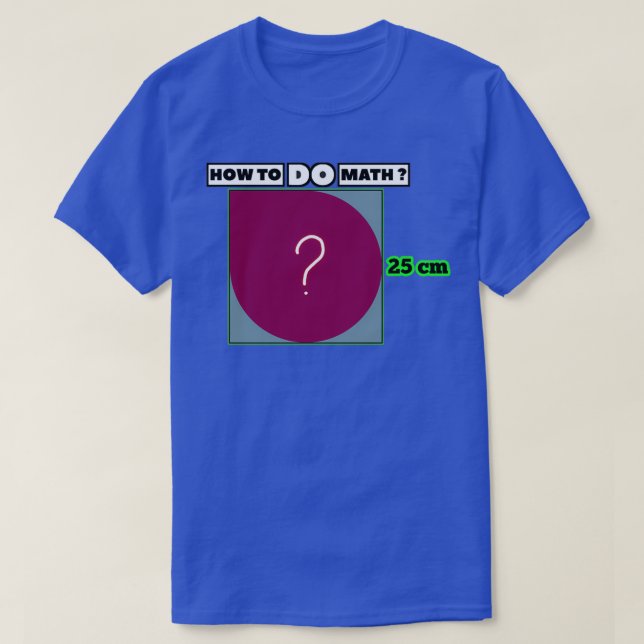 T-shirt Comment faire Math 27 (Design devant)