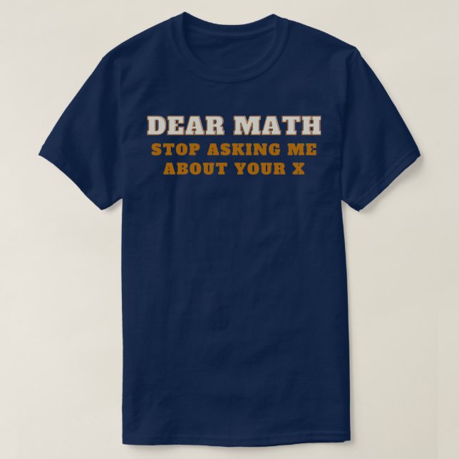 T-shirt Comment faire Math Drôle Citation 59 (Design devant)