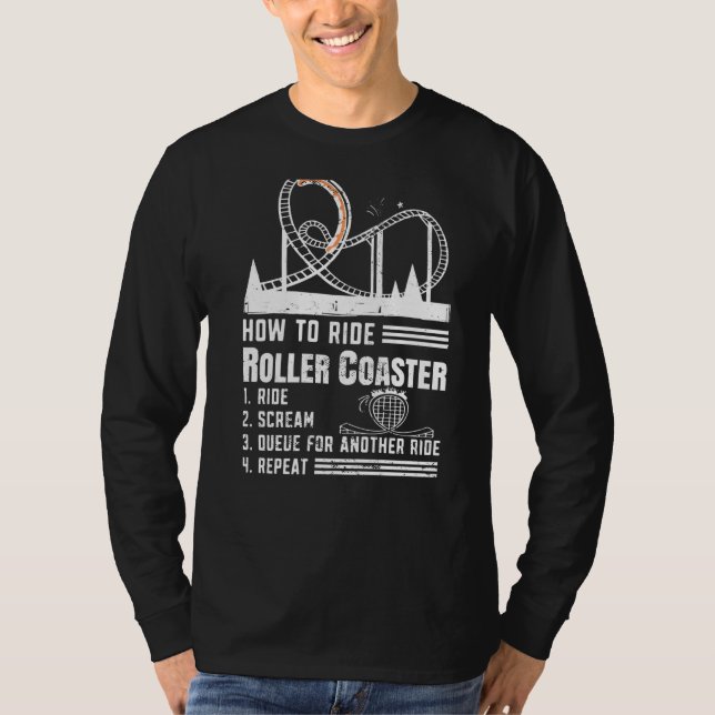 T-shirt Comment faire pour rouler Dessous de verre Rollerc (Devant)