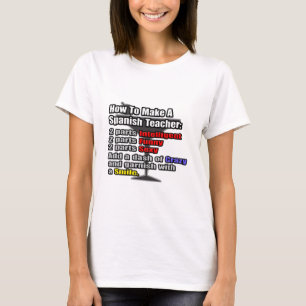 T-shirt Comment faire un enseignant espagnol