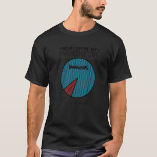 T-shirt comment je passe mon salaire carte de jeu carte de