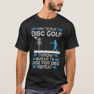 T-shirt Comment jouer Disc Golf Frisbee Golfing Joueur Men