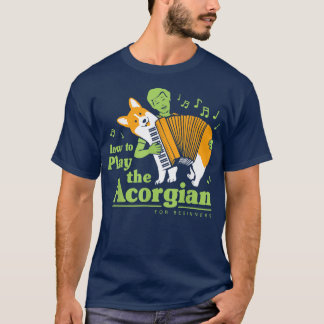 T-shirt Comment Jouer Le CorgiMusique Corgi Aimer Amusant