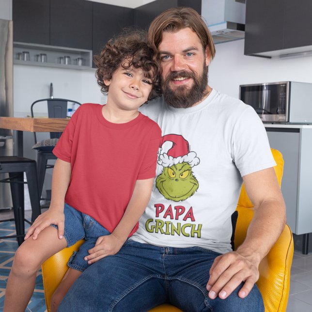 T-shirt Comment le pouce a volé Noël | Papa Grinch (Créateur téléchargé)