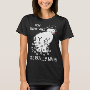 T-shirt Comment Les Flammes De Neige Sont Vraiment Frappée