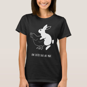 T-shirt Comment Les Oeufs De Pâques Sont Mis En Mature