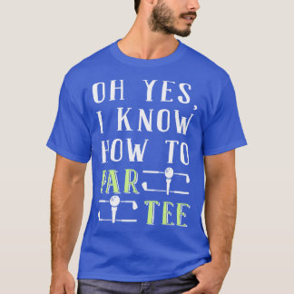 T-shirt Comment Parter Golf Golfer