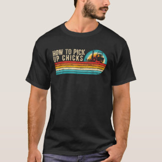 T-shirt Comment ramasser les pousses Forklift Opérateur En