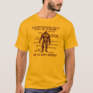 T-shirt COMMENT REPÉRER BIGFOOT - guide de champ de