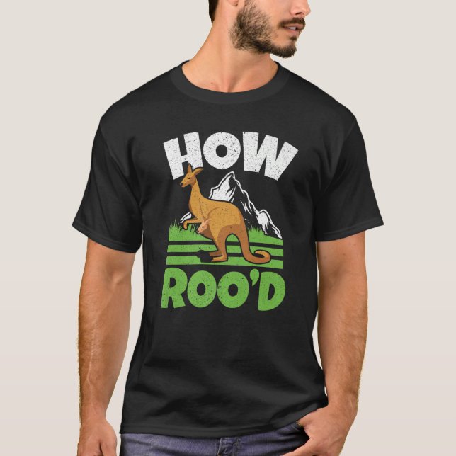 T-shirt Comment Roo'd Kangaroo Whisperer Animaux animaux s (Devant)