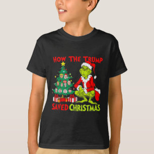 T-shirt Comment Trump a sauvé Noël Drôle Trump Christma