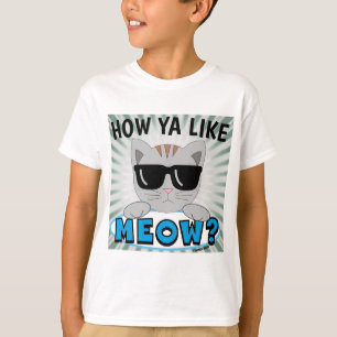 T-shirt Comment tu aimes MEOW ? Lunettes de soleil Papier 