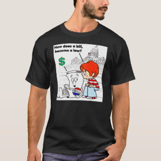 T-shirt Comment un projet de loi devient un droit Schoolho