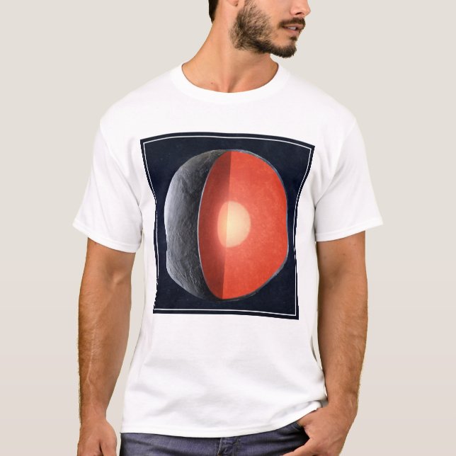 T-shirt Comment Une Planète Rocheuse Se Forme. (Devant)