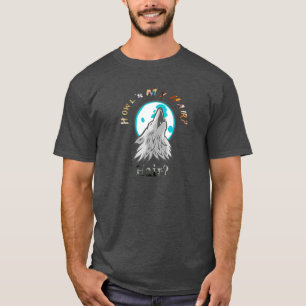 T-shirt Comment va My Hair ? loup coupe les cheveux ? loup
