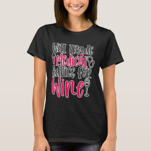 T-shirt Commerce Conseil Médicale Vin Travail