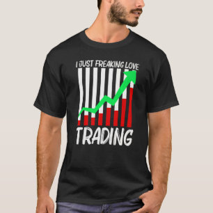 T-shirt Commerce cool Pour Hommes Femmes Stock Marché Tr