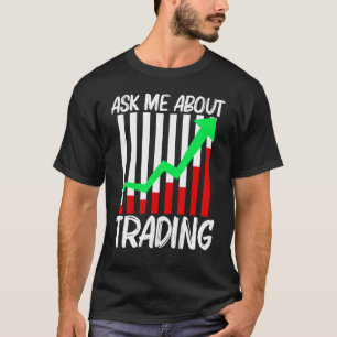 T-shirt Commerce cool Pour Hommes Femmes Stock Marché Tr