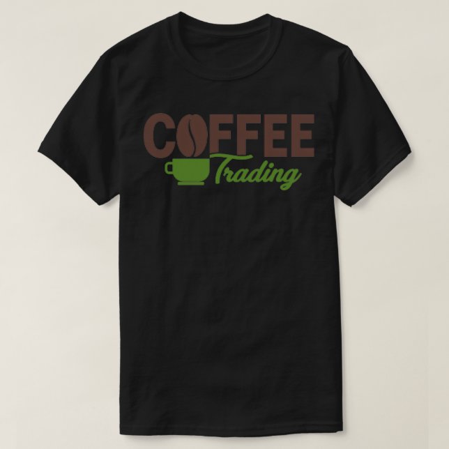 T-shirt Commerce du café 1 (Design devant)