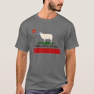 T-shirt Commiefornia Republic California State Flag Funny