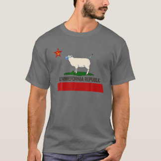 T-shirt Commiefornia Republic California State Flag Funny