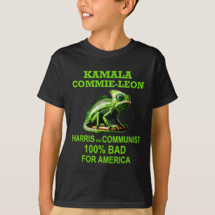T-shirt Commieleon Communiste Harris Camrade Kamala Commie