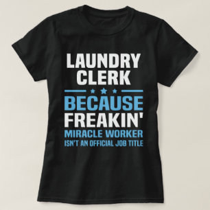 T-shirt Commis de blanchisserie