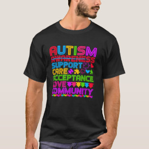 T-shirt Communauté d'acceptation de soutien de soins de se
