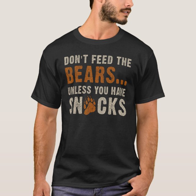 T-shirt Communauté de l'ours Ne pas nourrir les ours Pride (Devant)