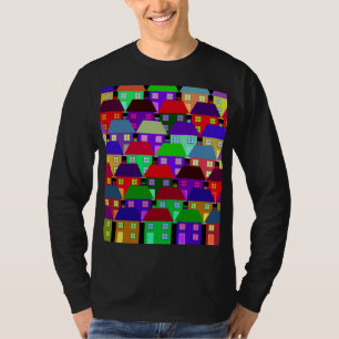 T-Shirt COMMUNAUTÉ MAISON COLORÉE MAISONS