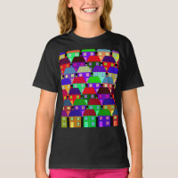 T-Shirt COMMUNAUTÉ MAISON COLORÉE MAISONS