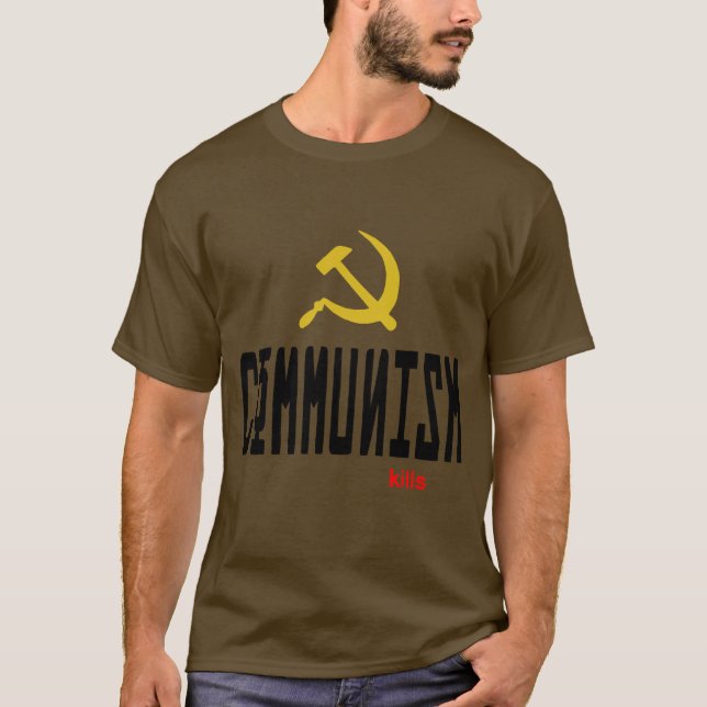 T-shirt Communism kills  (Devant)