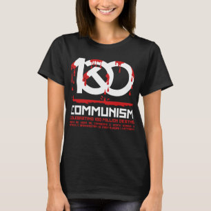T-shirt Communisme, célébrant 100 millions de morts